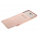Алюминиевый бампер чехол для Samsung Galaxy J7 (2016) SM-J710F (Розовое золото)