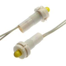 Лампа коммутаторная СКЛ-17 ЖЕЛТЫЕ 110В (201*г)