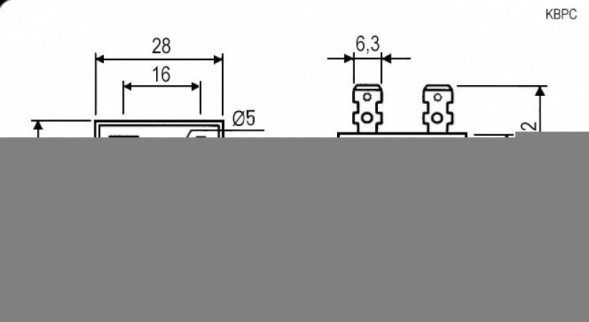 KBPC5006 50A 600V (BR500) Диодный мост