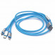 Универсальный USB Кабель 3 в 1 Type-C Lightning и MicroUSB (голубой)