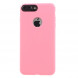 TPU Чехол с защитой камеры для iPhone 7 Plus / 8 Plus (розовый)
