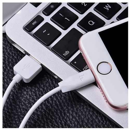 Кабель USB - Lightning HOCO X1 Rapid 1м для iPhone, iPad (белый)