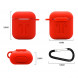 Силиконовый чехол для наушников Apple AirPods Shock Proof (красный)