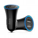 Автомобильная зарядка Hoco UC204 Car Charger 2 USB выхода (черный)