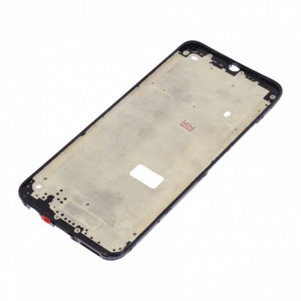 Рамка дисплея для Realme C15 (RMX2180) (Черная) средняя часть корпуса