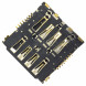 Коннектор SIM+MMC для Sony LT25i (V), C5502 (ZR)