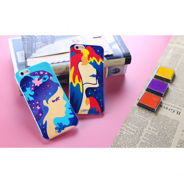 TPU Чехол накладка Lofter для iPhone 6, 6S (Иллюстрация)