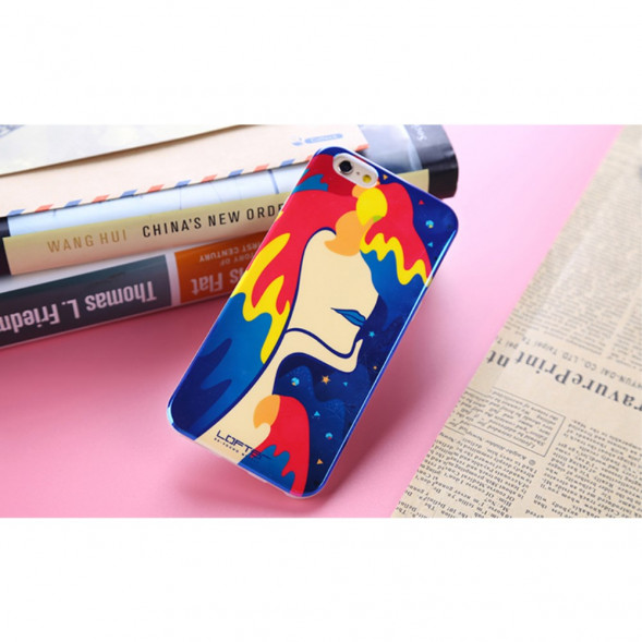 TPU Чехол накладка Lofter для iPhone 6, 6S (Иллюстрация)