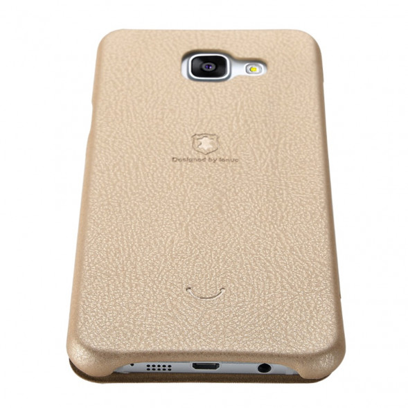 Чехол книжка Lenuo для Samsung Galaxy A5 (2016) SM-A510 (Золотистый)