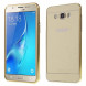 Алюминиевый бампер чехол для Samsung Galaxy J7 (2016) SM-J710F (Золотистый)