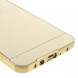 Алюминиевый бампер чехол для Samsung Galaxy J7 (2016) SM-J710F (Золотистый)