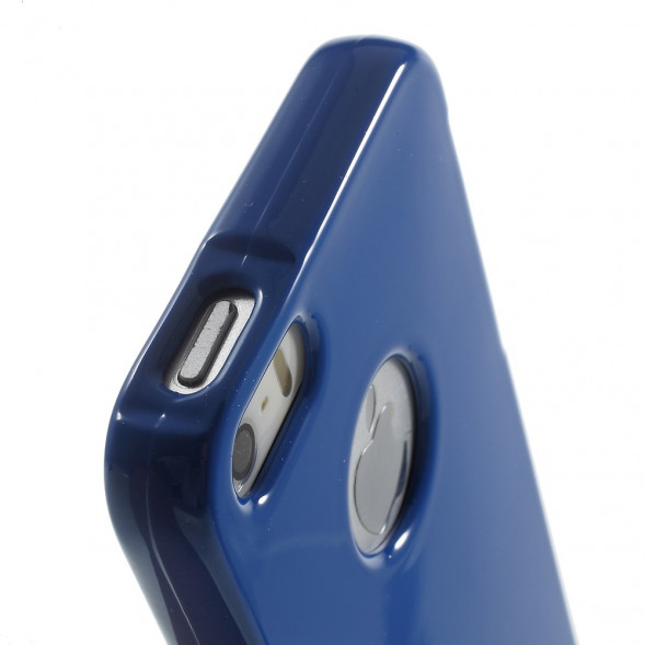 TPU Чехол MERCURY для iPhone 5, 5S, SE (синий)