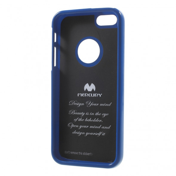 TPU Чехол MERCURY для iPhone 5, 5S, SE (синий)