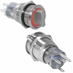 Кнопка антивандал. LAS1-AGQ-11X/21/R/N on-on