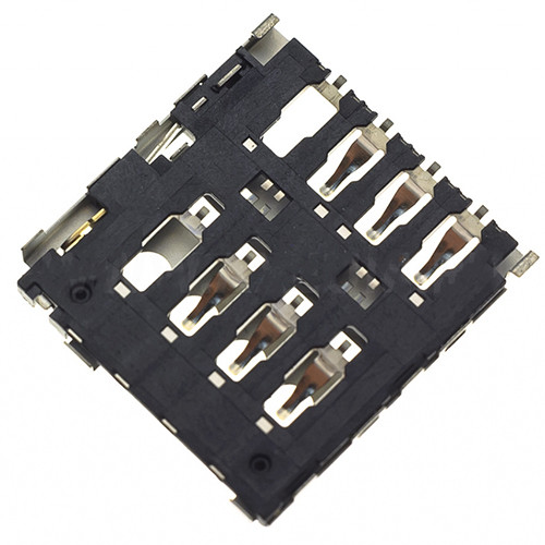 Коннектор SIM Nokia 625, LG X145