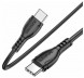 Кабель Borofone BX51 Triumph  Type-C to Type-C 60W (1м) (черный)
