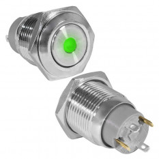 GQ16F-10ZD/J/G/N off-on Кнопка антивандальная серии GQ16F с подсветкой