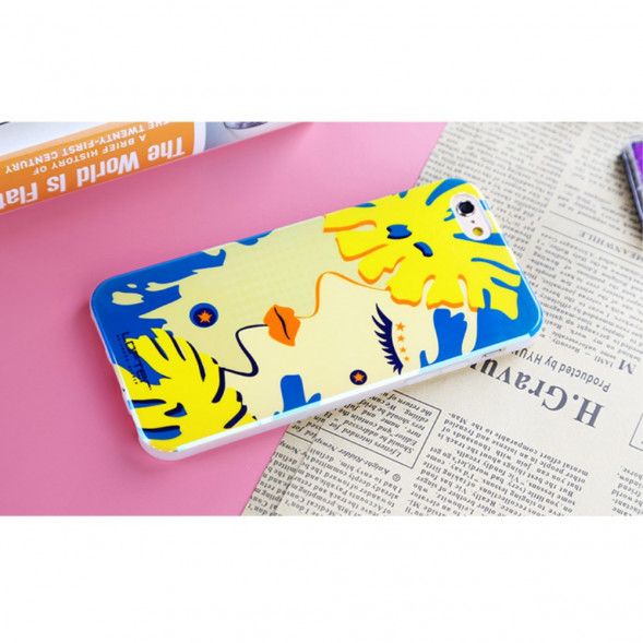 TPU Чехол накладка Lofter для iPhone 6, 6S (Лицо)