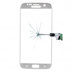 3D Защитное стекло для Samsung Galaxy S7 Edge G935 (Серебристый)