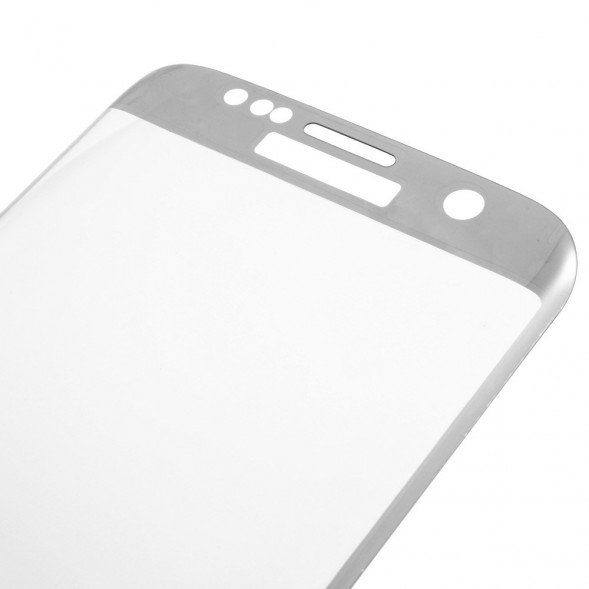 3D Защитное стекло для Samsung Galaxy S7 Edge G935 (Серебристый)