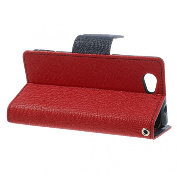 Чехол книжка с визитницей Mercury Goospery для Sony Xperia Z1 Compact D5503 (Красный)