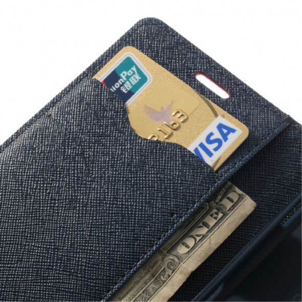 Чехол книжка с визитницей Mercury Goospery для Sony Xperia Z1 Compact D5503 (Красный)