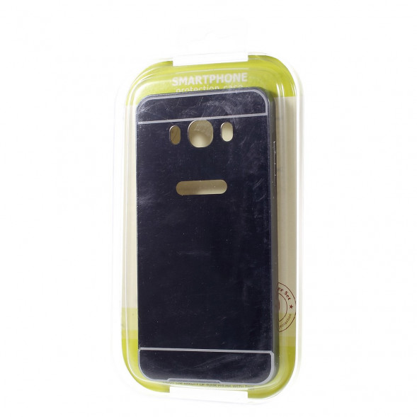 Алюминиевый бампер чехол для Samsung Galaxy J7 (2016) SM-J710F (Черный)