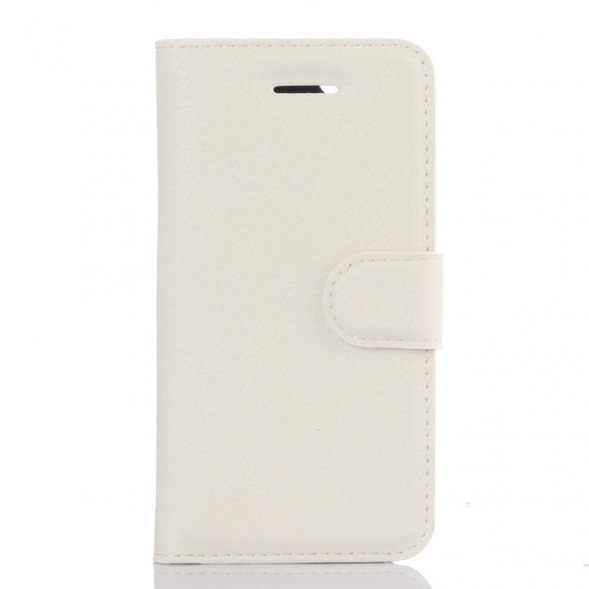 Чехол книжка с визитницей для iPhone 5, 5S, SE (белый)