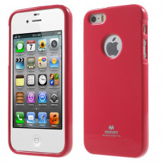 TPU Чехол MERCURY для iPhone 5, 5S, SE (красный)