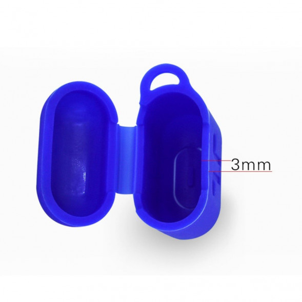 Силиконовый чехол для наушников Apple AirPods Shock Proof (синий)