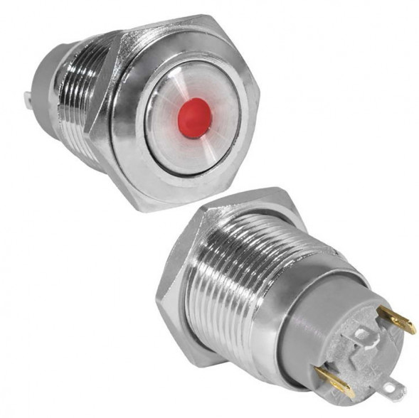 GQ16F-10ZD/J/R/N off-on Кнопка антивандальная серии GQ16F с подсветкой