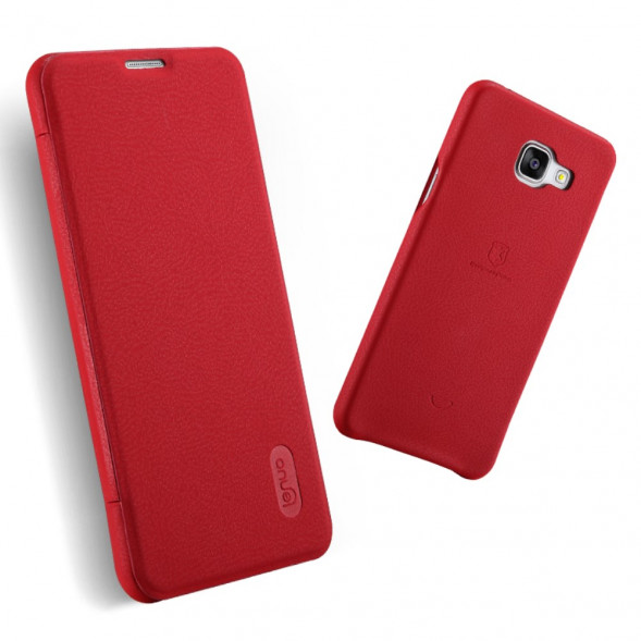 Чехол книжка Lenuo для Samsung Galaxy A5 (2016) SM-A510 (Красный)