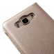 Чехол с окнами информации для Samsung Galaxy J7 (2016) SM-J710F (Золотой)