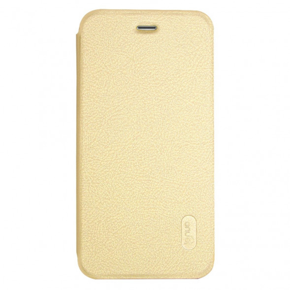 Чехол книжка LENUO для iPhone 7 Plus (Золотой)