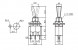 MTS-102-F1 on-on Тумблер переключатель