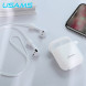 Силиконовый чехол для Apple наушников AirPods Usams (белый)
