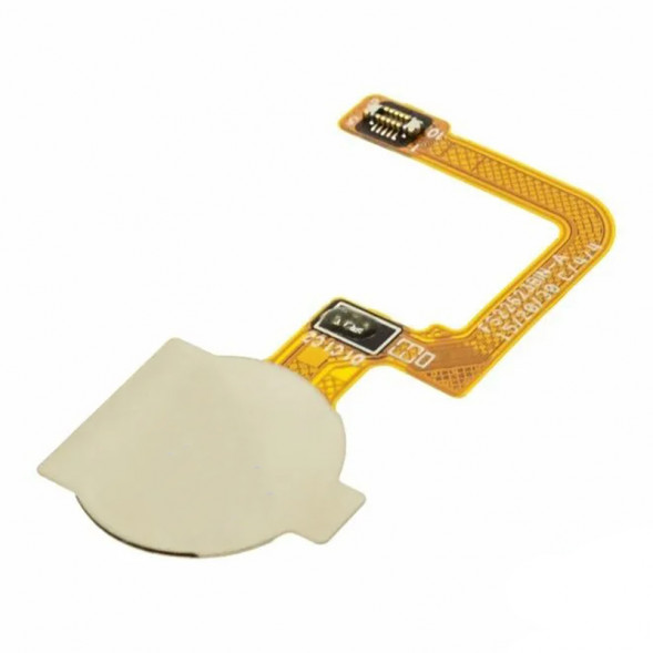 Шлейф для Realme C15 кнопка на сканер отпечатка пальца (Синий)