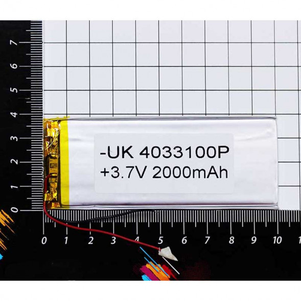 90X30X4mm 3.7V 2000mAh Литий-полимерный аккумулятор