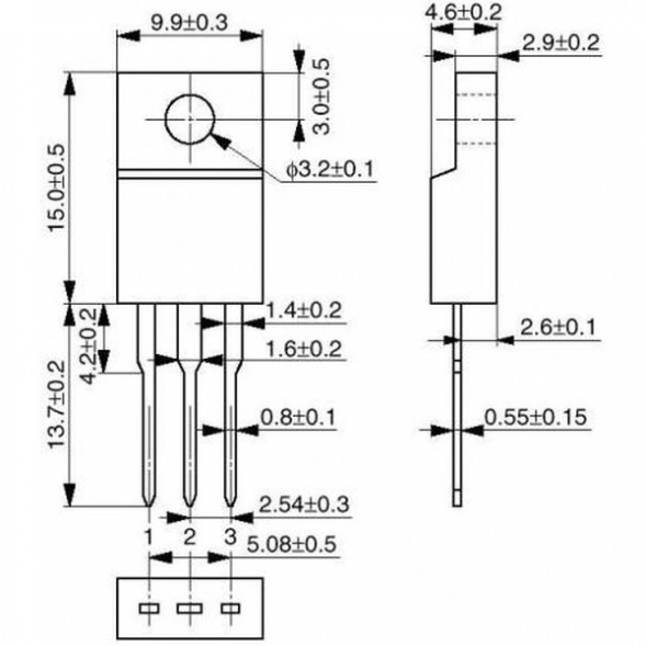 IRF3205 Транзистор N-канал 55В 110А (TO-220AB)