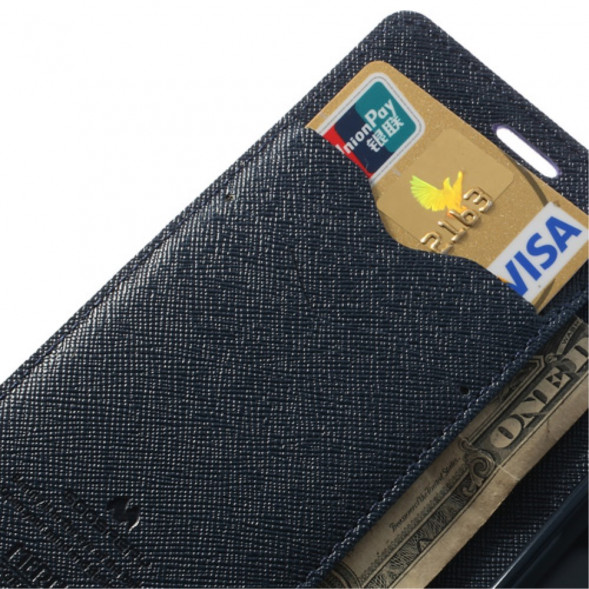 Чехол книжка с визитницей Mercury Goospery для Sony Xperia Z1 Compact D5503 (Фиолетовый)