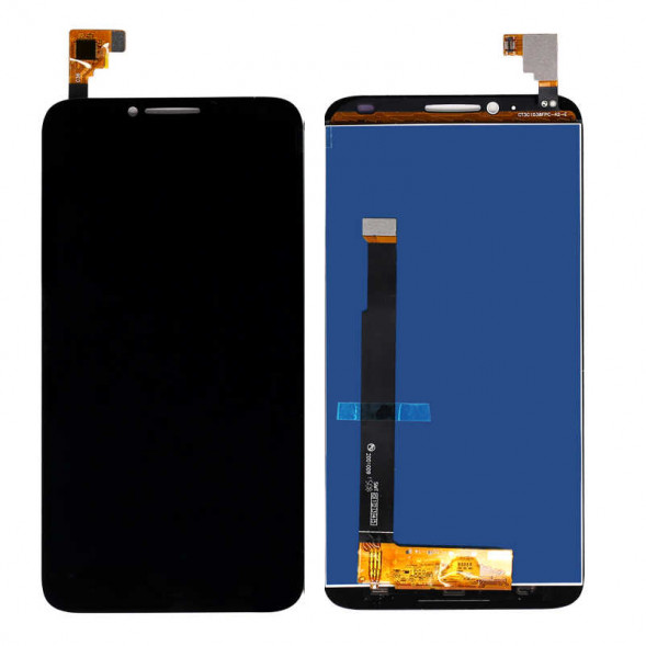 Дисплей для Alcatel OT-6037Y, 6037K (Idol 2) в сборе с тачскрином (Черный)