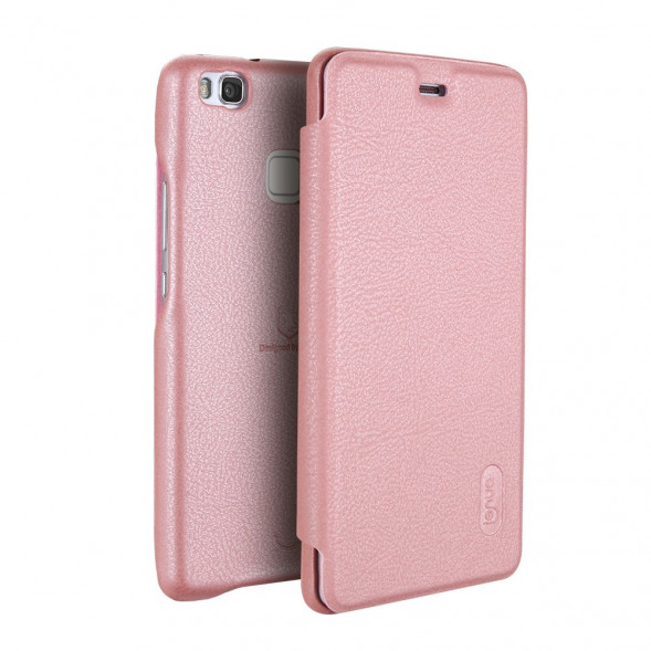 Чехол книжкой LENUO для Huawei P9 Lite (Розовый)