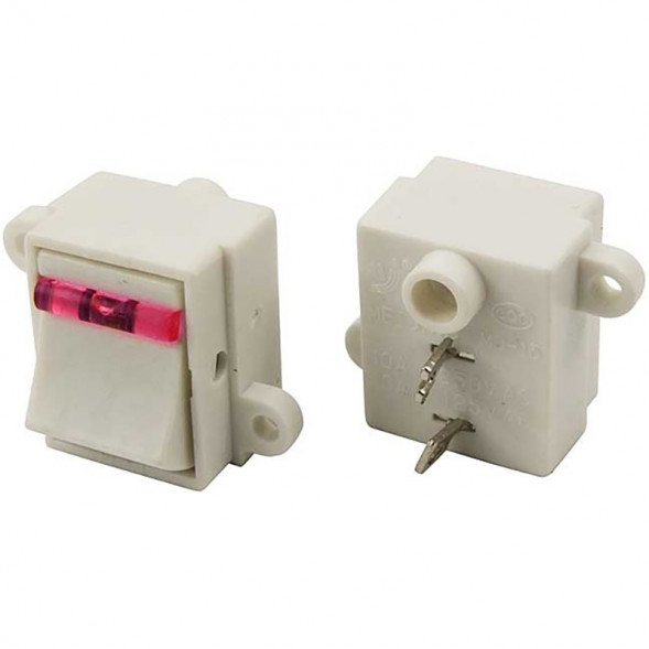 MJ-15 Pink on-off 10A 250VAC Переключатель клавишный (рокерный)