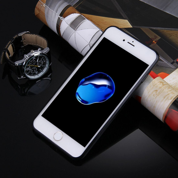 Чехол накладка Artistic Carbon для iPhone 7 (черный)