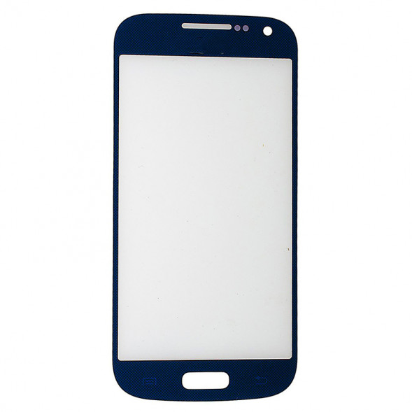Стекло для Samsung Galaxy S4 mini SM-I9190 (синий)