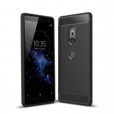 Чехол Carbon Fibre для Sony Xperia XZ2 (черный)
