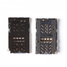 Коннектор SIM+MMC для Samsung G930F S7, G935F S7 Edge, N930F Note 7, A320F A3 2017, A520F A5 2017