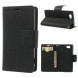 Чехол книжка с визитницей Mercury Goospery для Sony Xperia Z1 Compact D5503 (Черный)