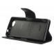 Чехол книжка с визитницей Mercury Goospery для Sony Xperia Z1 Compact D5503 (Черный)