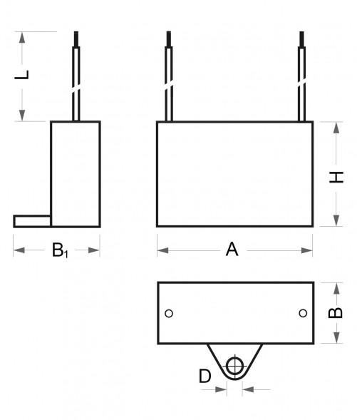CBB61 10uF 450V (SAIFU) Конденсатор пусковой